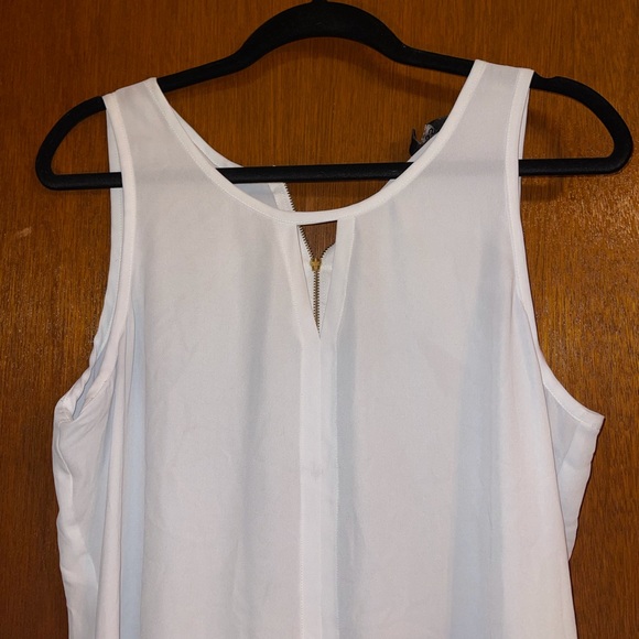 Express White Blouse Tank - Picture 2 of 5